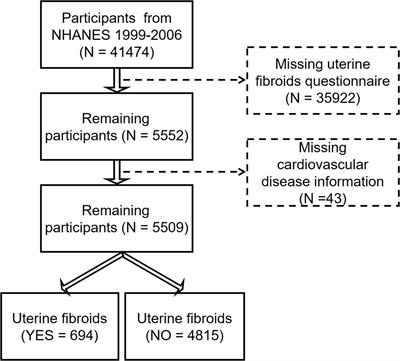 Exploring the role of <mark class="highlighted">uterine fibroids</mark> in promotion of cardiovascular diseases by diabetes exposure: Findings from national health and nutrition examination survey 1999–2006